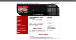 Desktop Screenshot of mckenzieschools.org